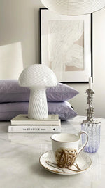 Bahne Mushroom bordlampe - Hvid