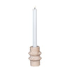 House Nordic Candle holder travertine natural Ø7 x10 cm