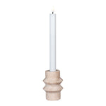 House Nordic Candle holder travertine natural Ø7 x10 cm