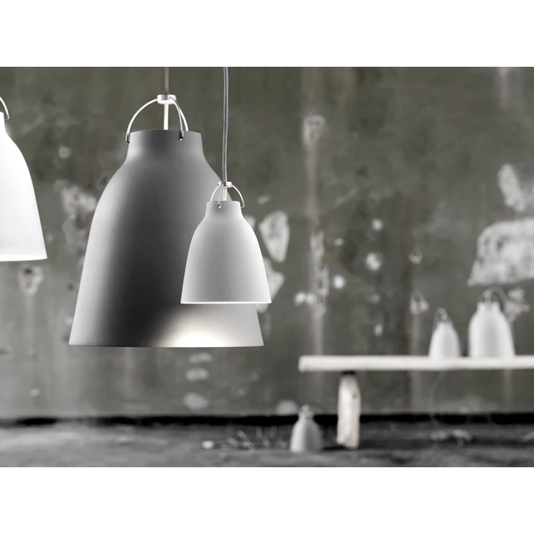 Fritz Hansen Caravaggio P1 Pendel Light Grey25- udstillingsmodel