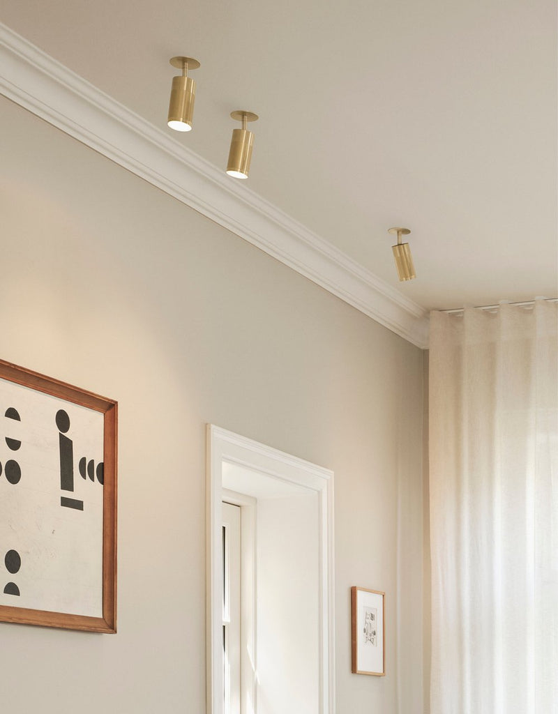 Patrone Recessed Ceiling Light I Solid Brass- Thorup Copenhagen