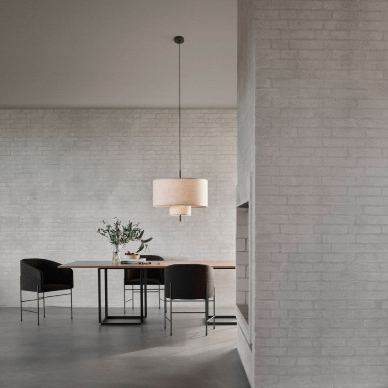 New Works Margin Pendel Ø70 Beige - Udsalg